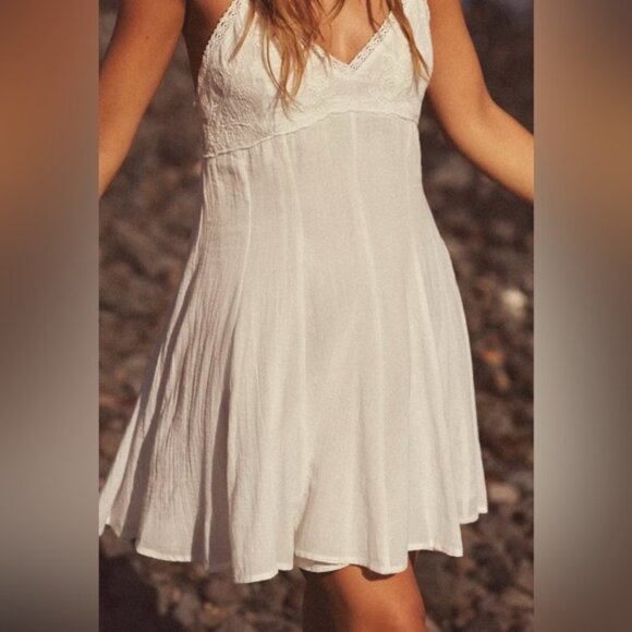 Zara embroiled tank mini dress NWT , sz : medium Logo - Picture 2 of 11